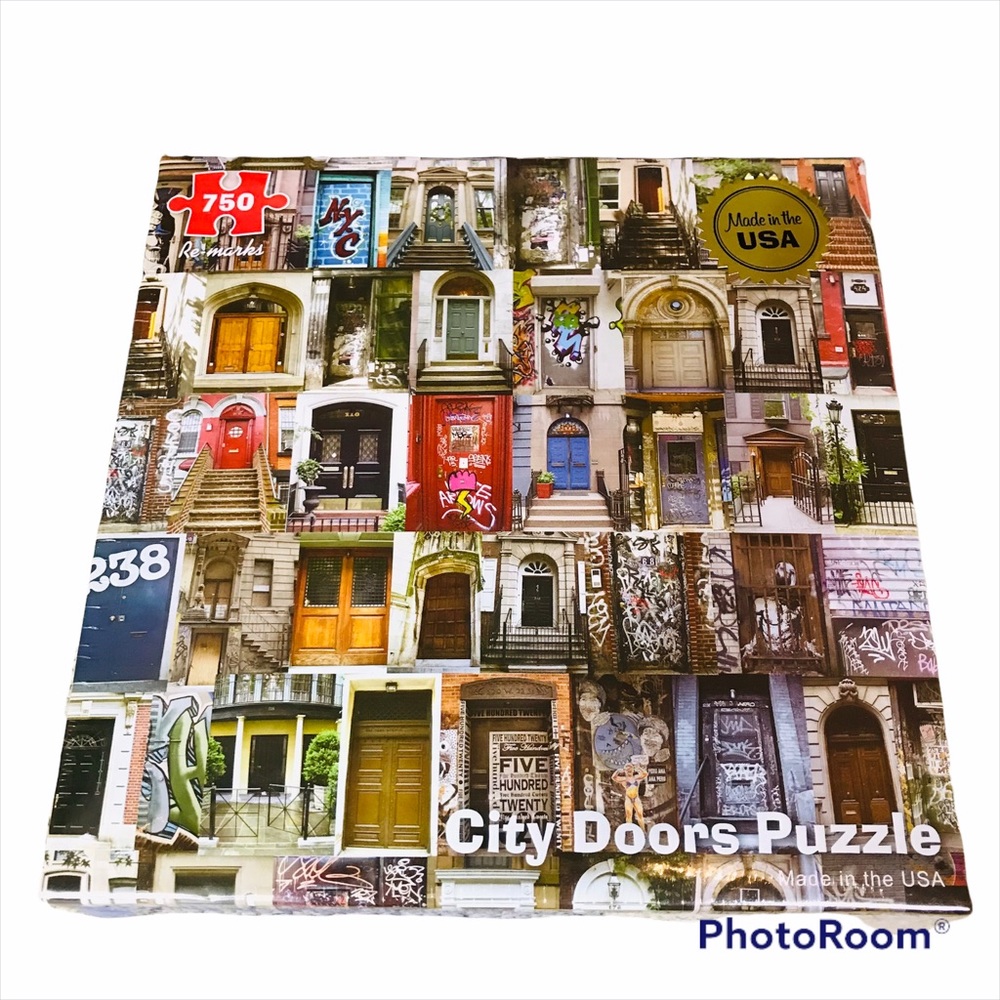 NEW City Doors Puzzle 750 Pieces by Re-Mark Sealed in Box NYC Made in USA